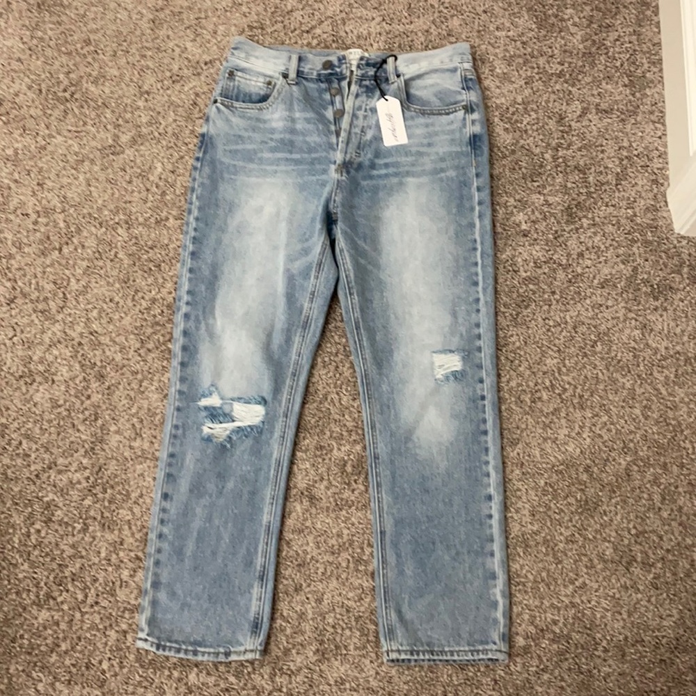 Light Wash Vici collection HIGH WAIST jean NEW with TAG